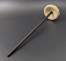 Load image into Gallery viewer, Drop spindle in holly and ebonized walnut