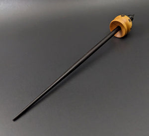 Cauldron spindle in osage orange and ebonized walnut
