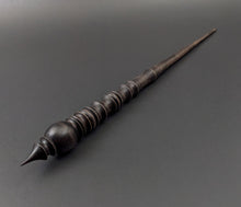 Load image into Gallery viewer, Wand spindle in hand dyed walnut