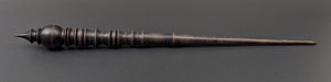 Wand spindle in hand dyed walnut
