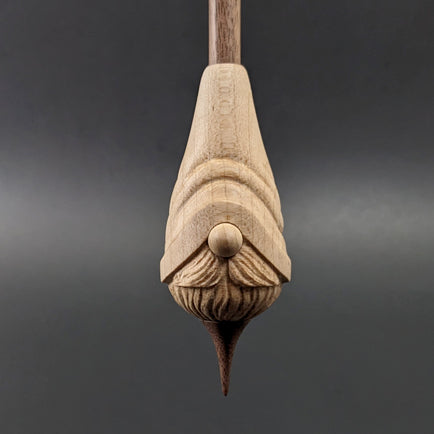 Gnome support spindle in maple and walnut