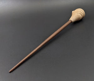 Gnome support spindle in maple and walnut