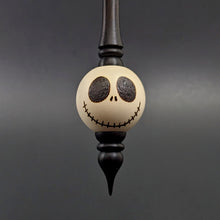 Load image into Gallery viewer, Bead spindle in holly and ebonized walnut