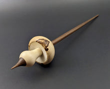 Load image into Gallery viewer, Mushroom support spindle in maple burl, holly, and walnut