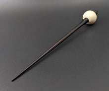 Load image into Gallery viewer, Bead spindle in holly and ebonized walnut