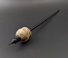Load image into Gallery viewer, Cauldron spindle in buckeye and ebonized walnut