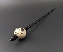 Load image into Gallery viewer, Bead spindle in holly and hand dyed walnut