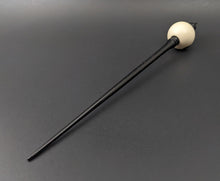 Load image into Gallery viewer, Bead spindle in holly and hand dyed walnut
