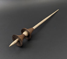 Load image into Gallery viewer, Witch spindle in walnut and curly maple