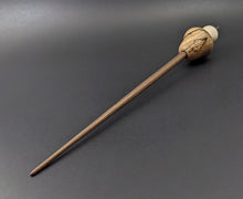 Load image into Gallery viewer, Mushroom support spindle in spalted maple, holly, and walnut