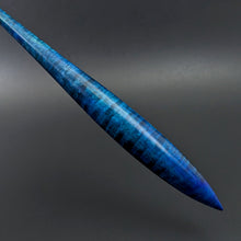 Load image into Gallery viewer, Phang spindle in hand dyed curly maple