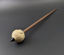 Load image into Gallery viewer, Sheep support spindle in holly and walnut