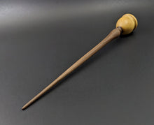 Load image into Gallery viewer, Bell support spindle in yellowheart and walnut