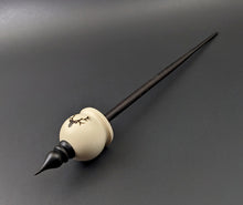 Load image into Gallery viewer, Cauldron spindle in holly and hand dyed walnut