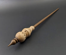 Load image into Gallery viewer, Santa's little helper spindle in maple and walnut