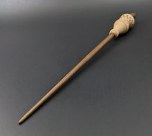 Load image into Gallery viewer, Santa's little helper spindle in maple and walnut