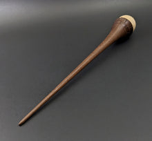 Load image into Gallery viewer, Birdhouse spindle in birdseye maple and walnut
