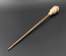 Load image into Gallery viewer, Santa's little helper spindle in maple and walnut