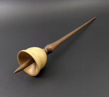 Load image into Gallery viewer, Bell support spindle in yellowheart and walnut