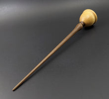 Load image into Gallery viewer, Bell support spindle in yellowheart and walnut