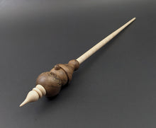 Load image into Gallery viewer, Santa's little helper spindle in walnut and curly maple