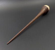 Load image into Gallery viewer, Birdhouse spindle in Karelian birch and walnut