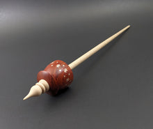 Load image into Gallery viewer, Teacup spindle in redheart and curly maple