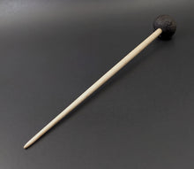 Load image into Gallery viewer, Sheep support spindle in African blackwood and curly maple
