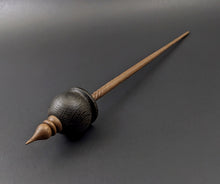 Load image into Gallery viewer, Cauldron spindle in bog oak and walnut