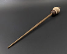 Load image into Gallery viewer, Snowman support spindle in birdseye maple and walnut