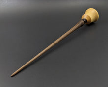 Load image into Gallery viewer, Bell support spindle in yellowheart and walnut