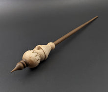 Load image into Gallery viewer, Santa&#39;s little helper spindle in maple and walnut