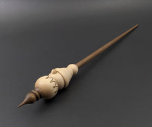 Load image into Gallery viewer, Santa's little helper spindle in maple and walnut