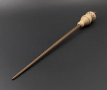 Load image into Gallery viewer, Santa's little helper spindle in maple and walnut