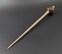 Load image into Gallery viewer, Bead spindle in cocobolo and curly maple