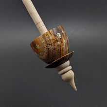 Load image into Gallery viewer, Teacup spindle in cocobolo and curly maple