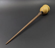 Load image into Gallery viewer, Bell support spindle in yellowheart and walnut