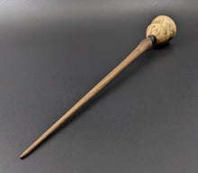 Load image into Gallery viewer, Bell support spindle in spalted hackberry and walnut
