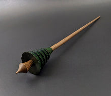 Load image into Gallery viewer, Pine tree spindle in hand dyed walnut and walnut