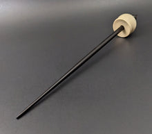 Load image into Gallery viewer, Cauldron spindle in holly and hand dyed walnut