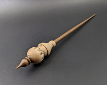 Load image into Gallery viewer, Santa's little helper spindle in maple and walnut