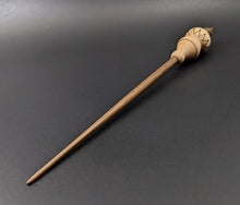 Load image into Gallery viewer, Santa's little helper spindle in maple and walnut