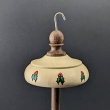 Load image into Gallery viewer, Drop spindle in holly and walnut