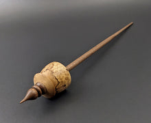 Load image into Gallery viewer, Teacup spindle in elm burl and walnut