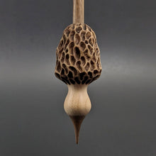 Load image into Gallery viewer, Morel mushroom support spindle in maple and walnut