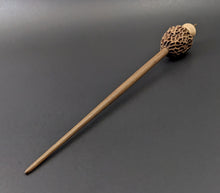 Load image into Gallery viewer, Morel mushroom support spindle in maple and walnut