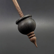 Load image into Gallery viewer, Cauldron spindle in bog oak and walnut