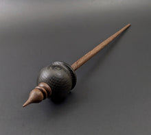Load image into Gallery viewer, Cauldron spindle in bog oak and walnut