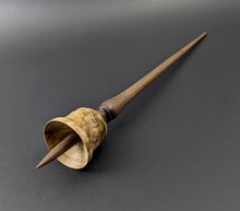 Load image into Gallery viewer, Bell support spindle in spalted maple and walnut