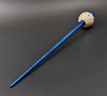 Load image into Gallery viewer, Bead spindle in holly and hand dyed curly maple
